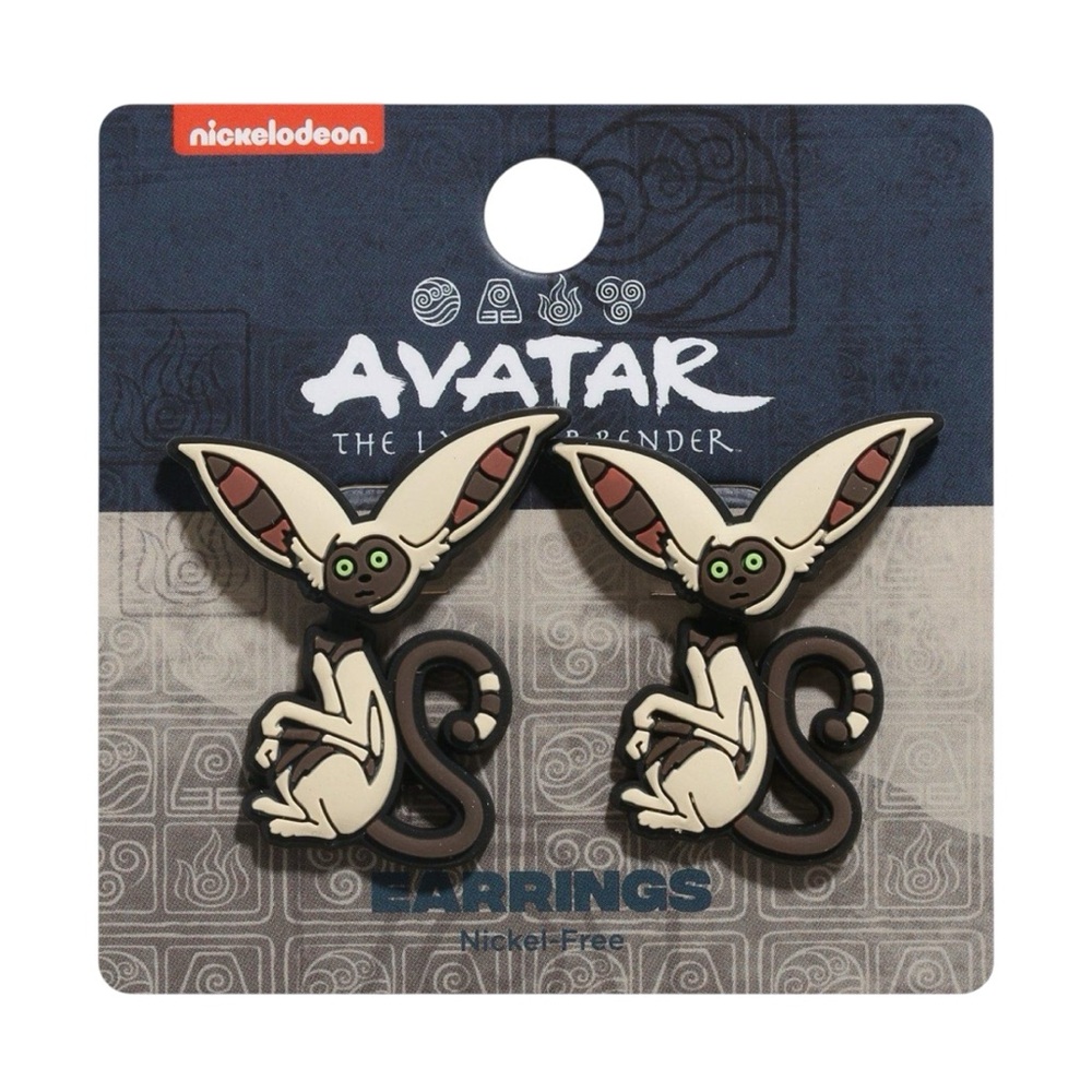 NEW Nickelodeon Avatar The Last Airbender Momo Nickel Free Earrings